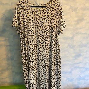 LuLaRoe Leopard Jessie Dress